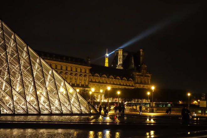 Eiffel Tower in the background. Photo by the author.